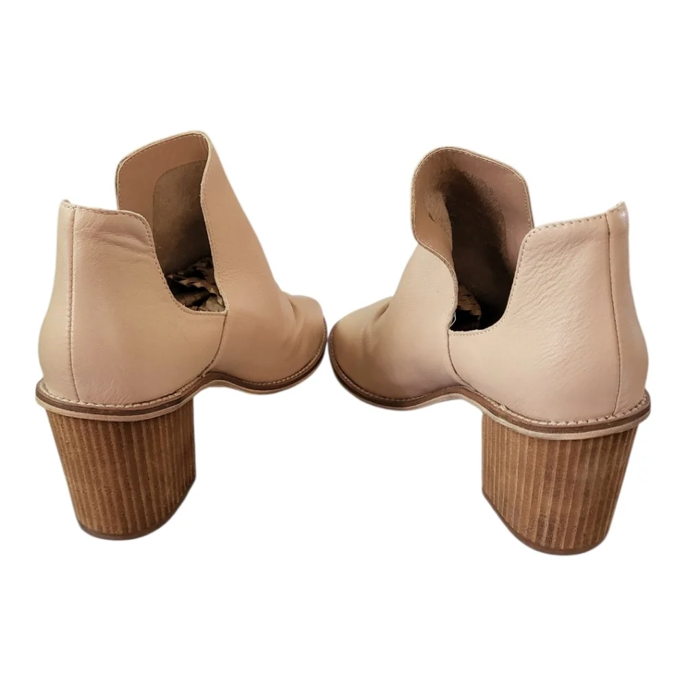 Chinese Laundry‎ Carlita Peep Toe Bootie Tan Womens Size 10 New